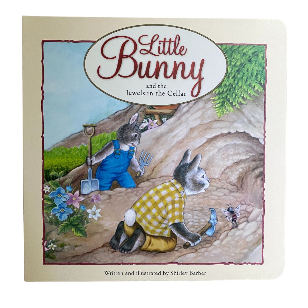 Shirley Barber's Little Bunny and Jewels in the Cellar (Board Book) (Copy)