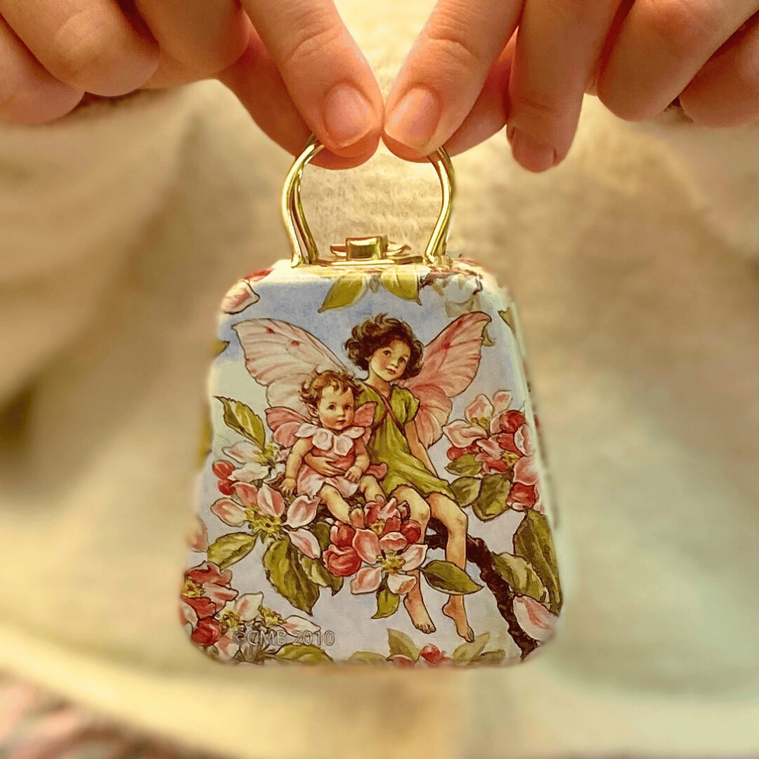 Flower Fairy Mini Handle Basket Tin (Assorted Designs)