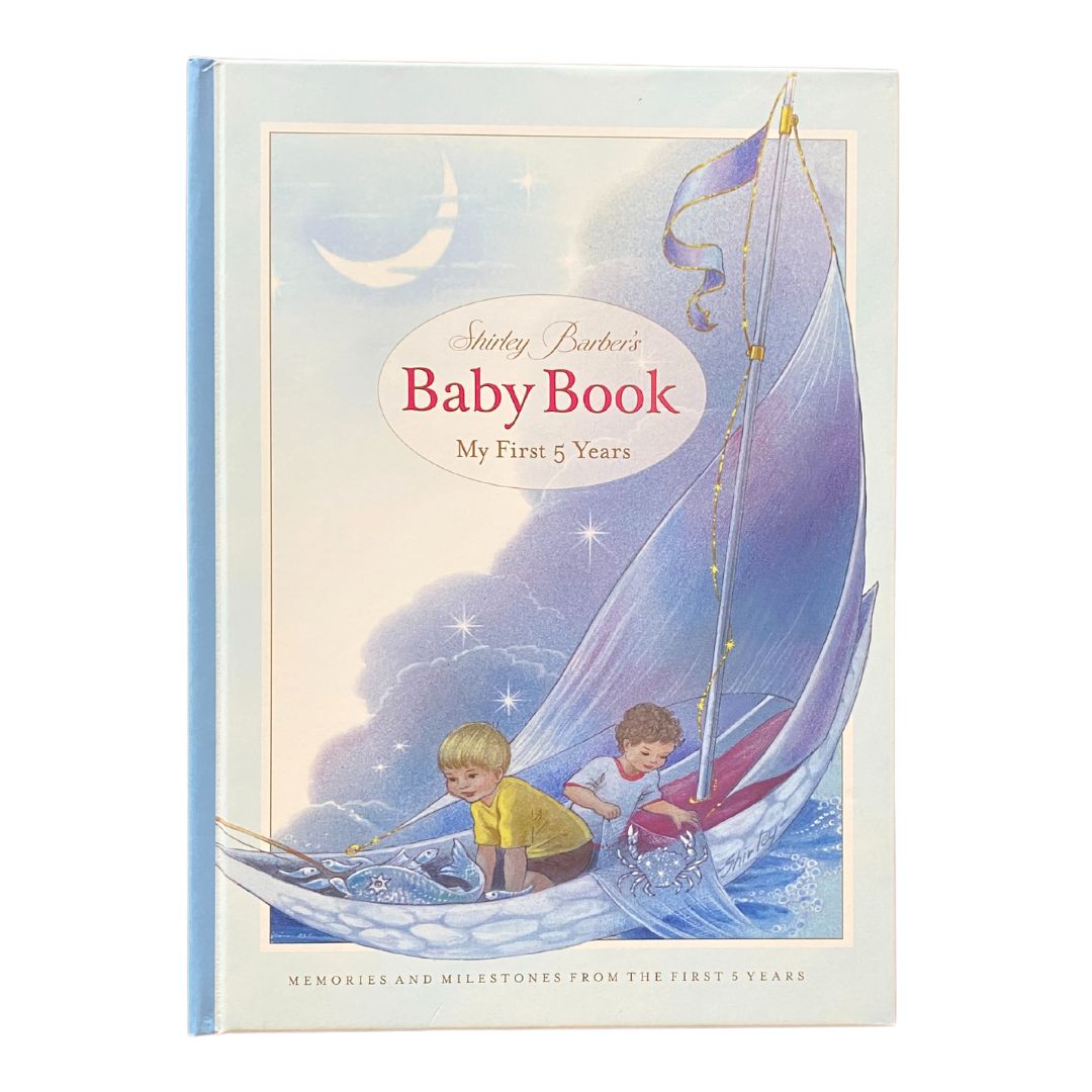 Shirley Barber's  Baby Book: My First Five Years (Blue)